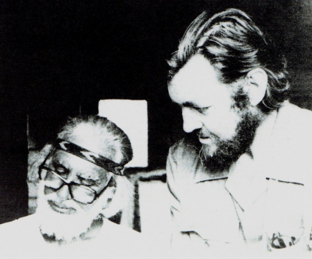 Ernesto Cardenal con Julio Cortázar