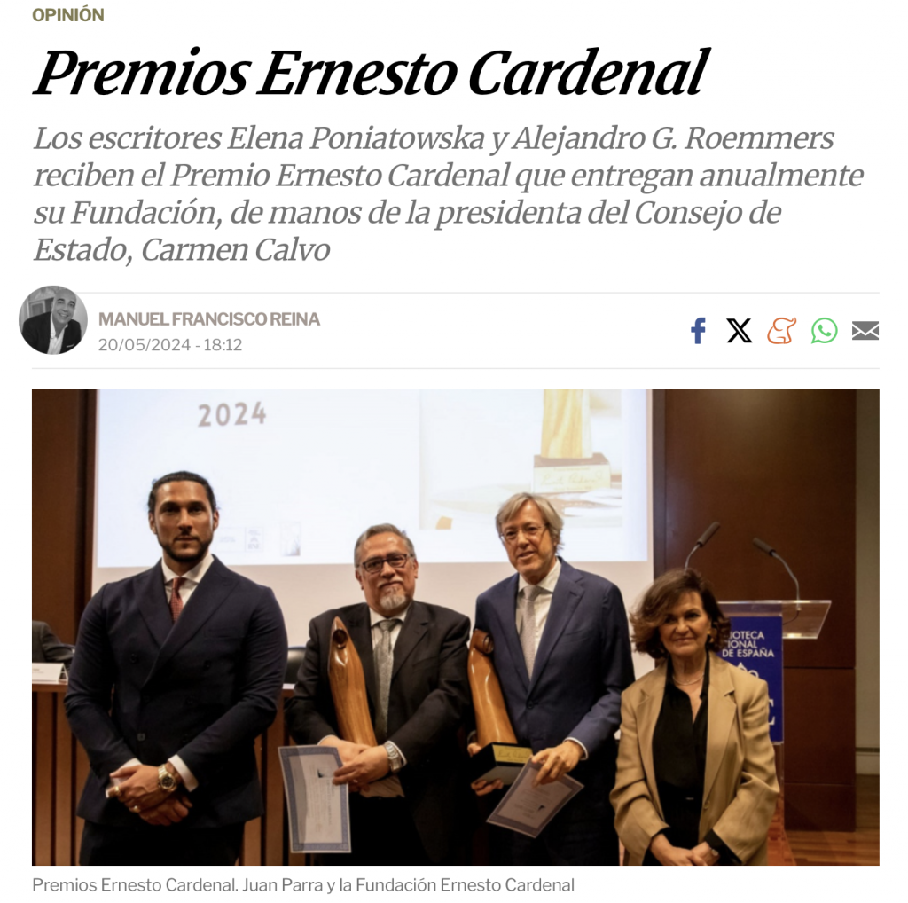El Plural — Premios Ernesto Cardenal